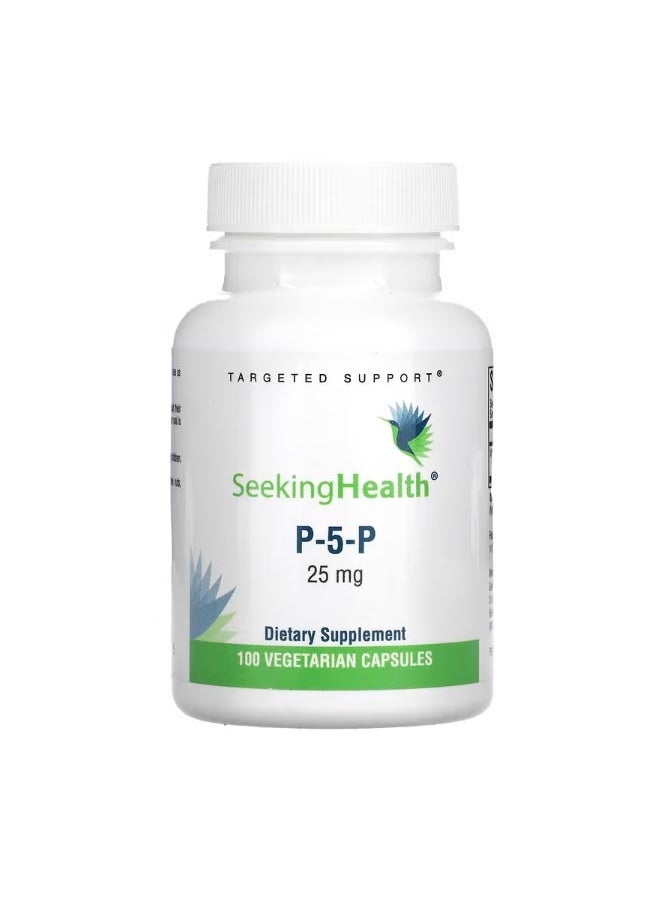 Seeking Health - P 5 P 25 mg 100 Vegetarian Capsules - Image 1