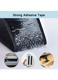 RAZAAN MART Self Adhesive Hook and Loop Tape 25mm Roll Strips with Strong Glue Durable Quality Mounting For Household PurposesSchoolOfficeKidsStationaryPicturesClothes and Tools 4m Hook 4m Loop  - Image 5