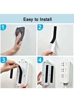 RAZAAN MART Self Adhesive Hook and Loop Tape 25mm Roll Strips with Strong Glue Durable Quality Mounting For Household PurposesSchoolOfficeKidsStationaryPicturesClothes and Tools 4m Hook 4m Loop  - Image 4