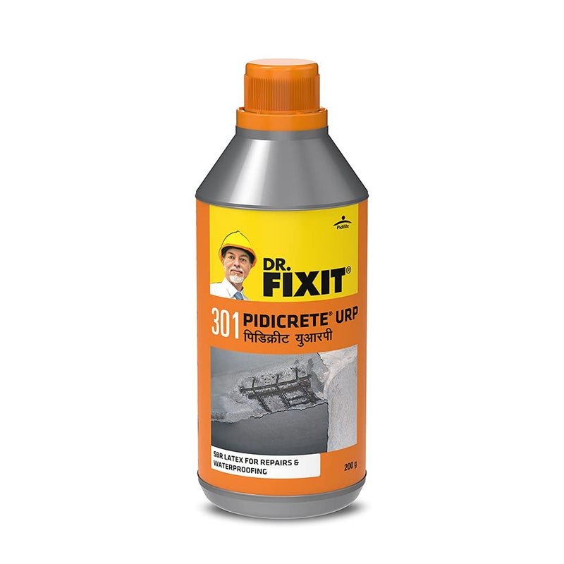 Dr. Fixit د. فيكست 301 SBR لاتكس بيديكريت URP، لاتكس SBR للعزل المائي والإصلاحات - 200 جرام (رمادي) - Image 1