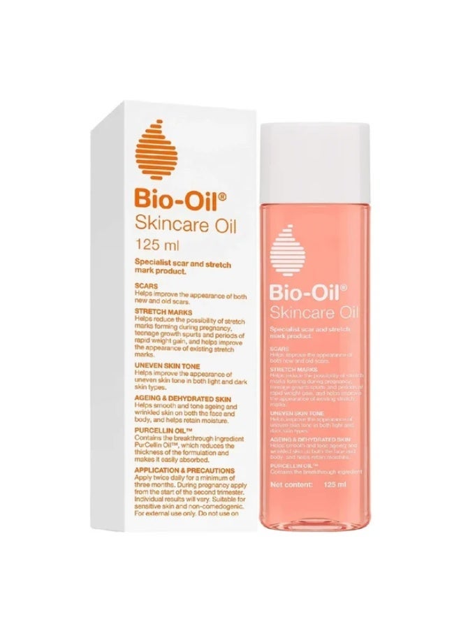 Bio-Oil Skincare Oil for Scars, Stretch Marks & Uneven Skin Tone, 125ml