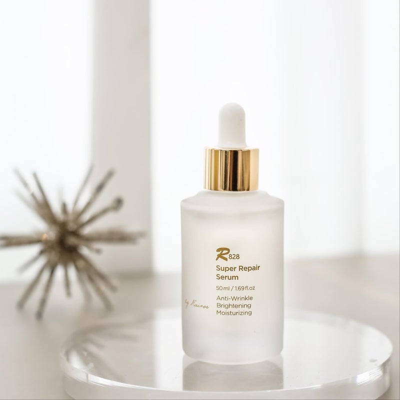 Super Repair Moisturizing Glowing Elastic Skin Recovery Serum 50ml  Korean Skin Care K Beauty with Glutathione Vitamin C Niacinamide and Collagen