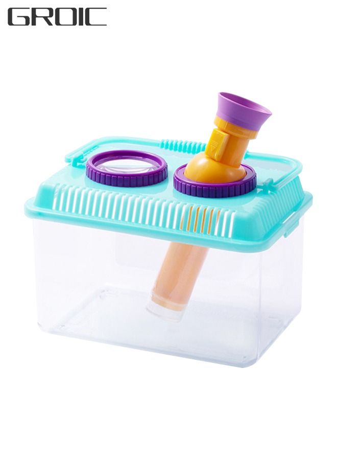 GROIC Multifunctional Microscope Animal Insect Observation Barrel Portable 360 Degree Panoramic Viewing for 3 Years Old - Image 1