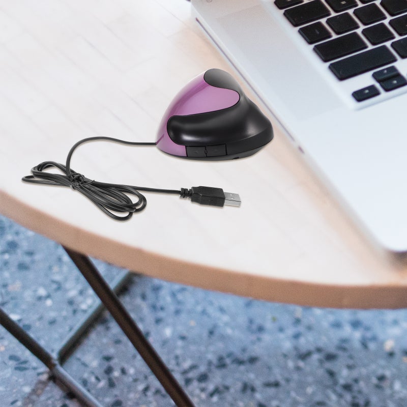 📱 فأرة رأسية مريحة بتصميم لدعم المعصم مع 5 أزرار سلكية USB - Image 3
