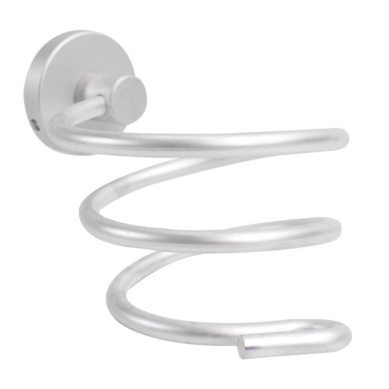 Wall Mounted Hair Dryer Holder  SilverTone  by Trixes