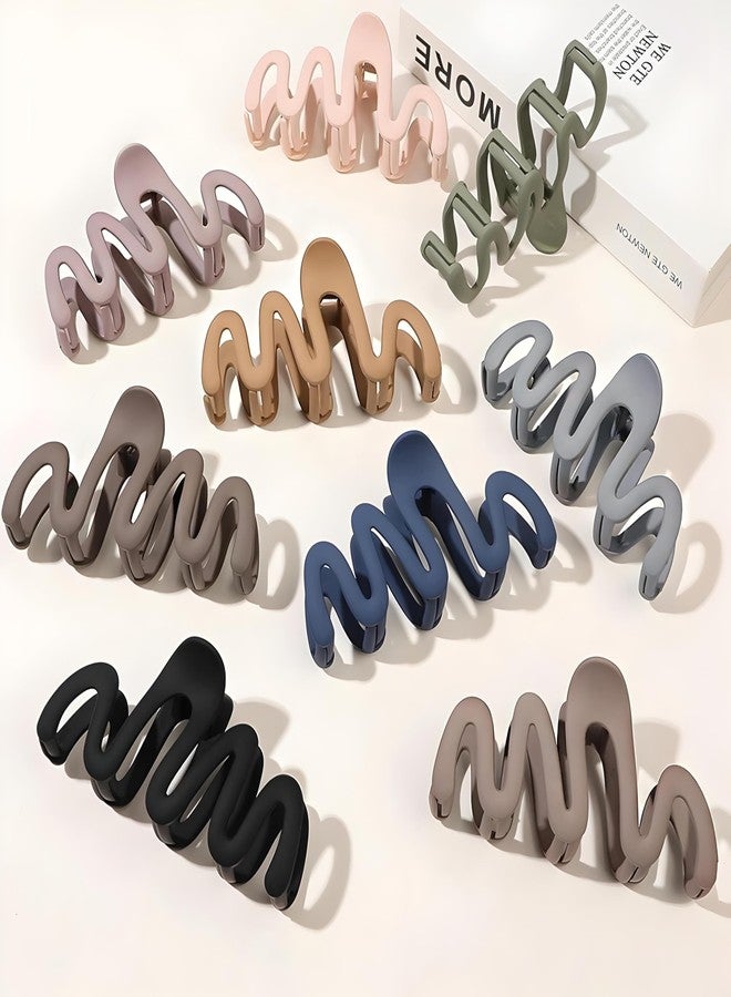 Glamezone Hair Clutcher Claw Clip Accessories Combo Set For Women, Girls Pack of 9(329) - Image 2