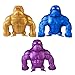 The Orb Factory ORB Mega Precious Metals Funkee Monkee 3 Pack Metallic Colored Stretchy Squishy Funny Monkeys Perfect to Squeeze for Stress Relief Fun Collectible Sensory and Fidget Toys for Kids and Adults - Image 4