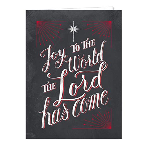 Canopy Street Celebrate the Season Chalkboard Christmas Card Assortment Pack / 25 Greeting Cards Set / 5 Holiday Designs Versed Inside With White Envelopes - Image 2