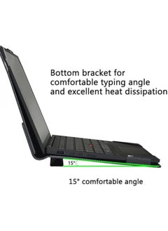 Generic Cover Case Compatible with HP Envy x360 2-in-1 Laptop 14-FA 14z-FA u0026 14-fc 14t-fc 2024 14 inch, PU Leather Protective Sleeve with Foldable Cooling Bracket  - Image 4