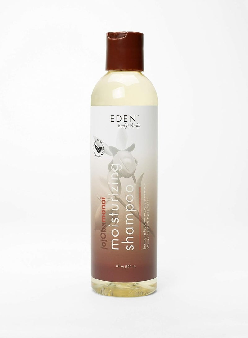 eden bodyworks jojoba monoi moisturizing shampoo 235 ml - Image 1