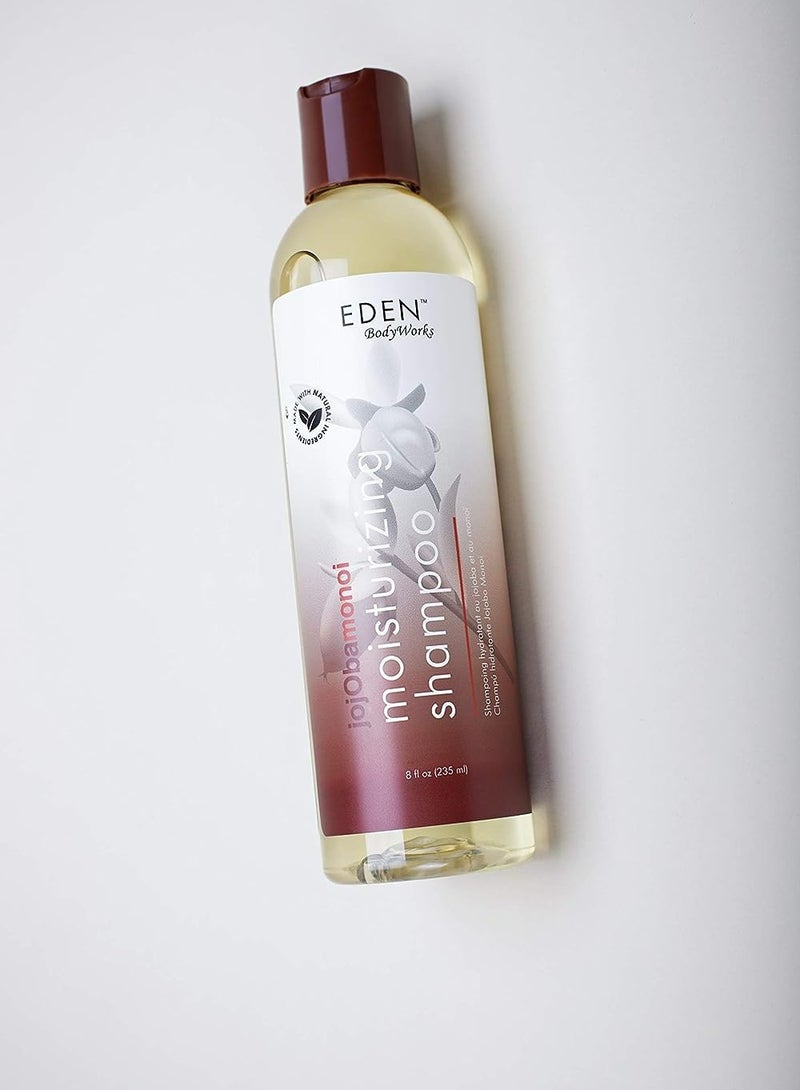 eden bodyworks jojoba monoi moisturizing shampoo 235 ml - Image 3