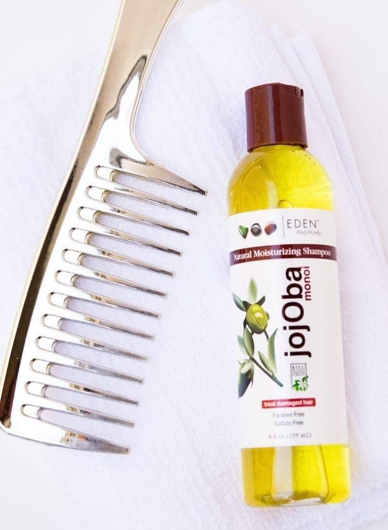 eden bodyworks jojoba monoi moisturizing shampoo 235 ml - Image 2