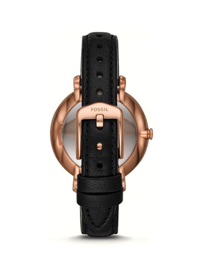 FOSSIL Women Jacqueline Water Resistant Analog Watch ES4535 - 36 mm - Black - Image 2