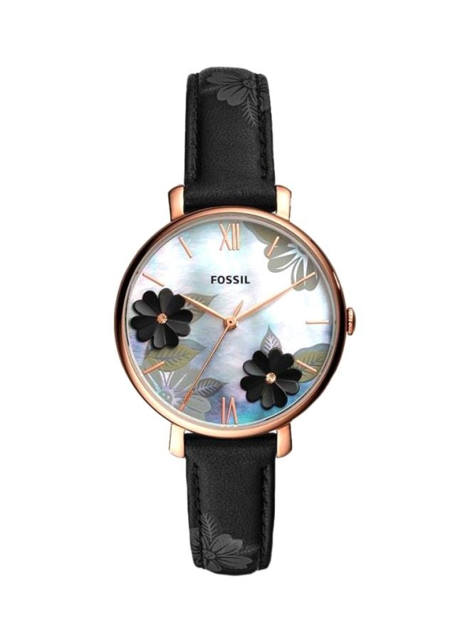 FOSSIL Women Jacqueline Water Resistant Analog Watch ES4535 - 36 mm - Black - Image 1