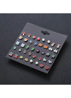 20 Pairs Multi-Styles Stud Earrings Sensitive Ears Studs Set Stainless Steel Flower Heart Animal Earrings in Vivid Colors for Women, Little Girls, Kids - pzsku/Z5D367823E590628F985AZ/45/_/1680145905/d4e386b1-558d-499c-a26f-eafcbd27ebd2