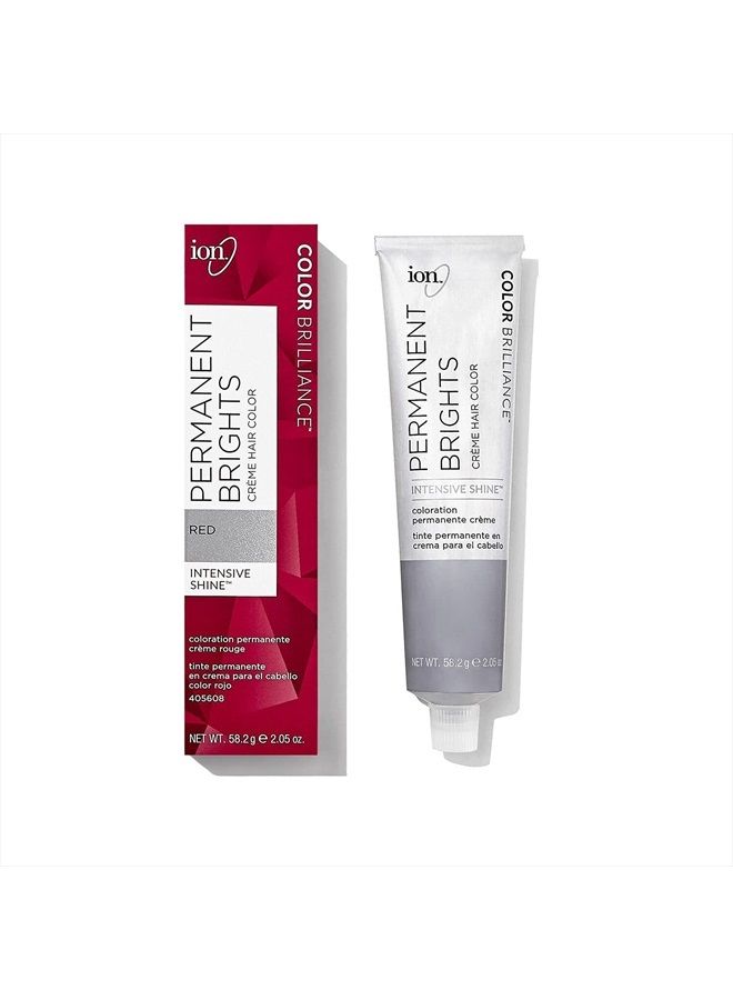 ION Permanent Brights Creme Hair Color Red Red