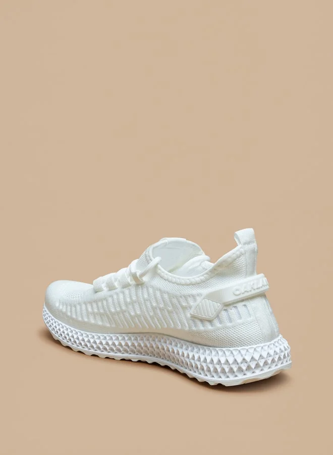 Oaklan by Shoexpress Textured Lace Up Sports Shoes