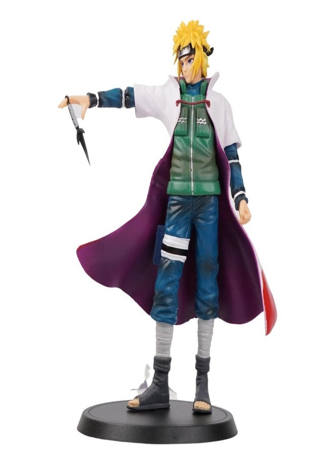 Offo Minato Namikaze Anime Action Figure, Premium PVC Lightweight Collectible for Home Decor, Office Desk & Study Table, Durable Display Model Gift for Fans - Image 1