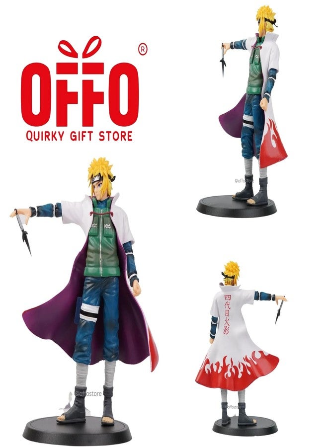 Offo Minato Namikaze Anime Action Figure, Premium PVC Lightweight Collectible for Home Decor, Office Desk & Study Table, Durable Display Model Gift for Fans - Image 4