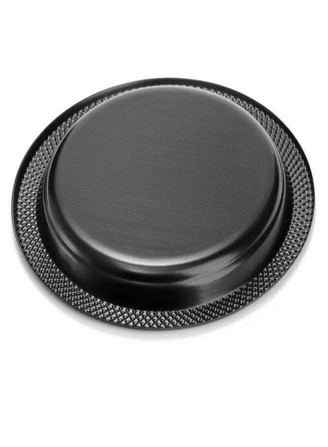 Cididu 200 Pcs Black Disposable Plates for Party, 6 Inch Small Plastic Dessert Plates, Round Appetizer Plate for Dinner, Sturdy Bulk Black Cake Plates for BBQ Wedding Birthday Travel Events Buffets - Image 3