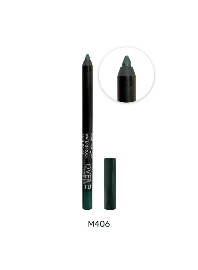 MAKE OVER 22 Makeover22 Dark Green Eyeliner Pencil M406 - Image 2