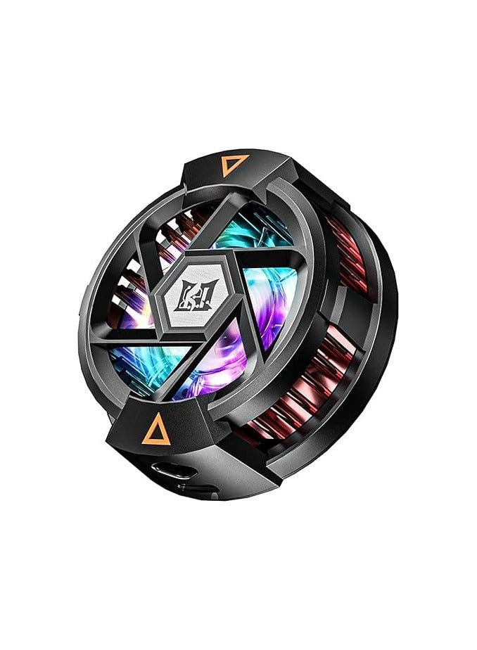 MagSafe-Compatible Mobile Phone Cooler – Silent Cooling Fan for Gaming, Streaming, and Vlogging, for iOS & Android Devices (4–6.7 inch) - Image 1