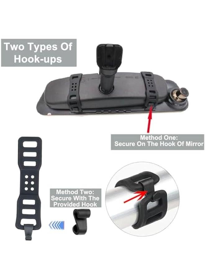 4-Pack Bike Silicone Band,Bicycle Handle Bars Elastic Strap Bandage,Mount Band Holder for Fixing Tail Light,Recorder - Image 4