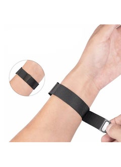 Generic Band for Huawei Watch Fit 3 2024, Magnetic Ring Strap, Stainless Steel Wristband, Classic Business Style, Metal Mesh Band for Huawei Watch Fit 3, Women Men, Black  - Image 3