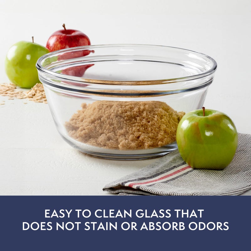 Anchor Hocking Glass Mixing Bowl, 1.5-Quart, Clear - Image 2