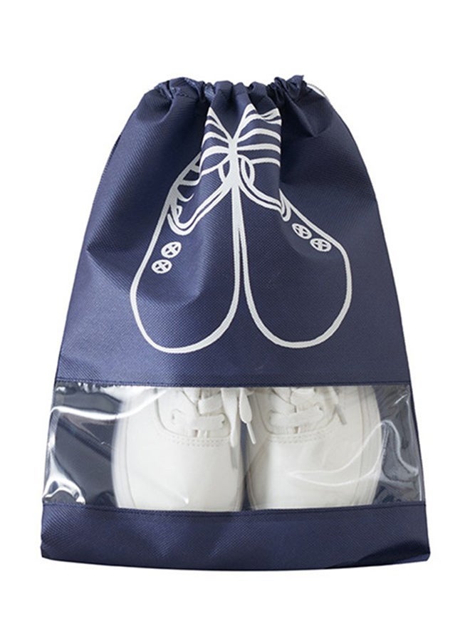 NIBEMINENT Dust-Proof Shoe Organizer Bag Dark Blue - Image 1