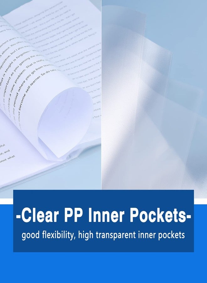 SOYIRI A4 Presentation Book, 40 Pockets, White, Standard Style - Image 3