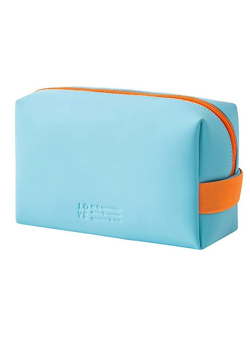 SOLARAE Small Makeup Bag, Travel Cosmetic Bag for Women Girls, Zipper Pouch Makeup Organiz - Image 1