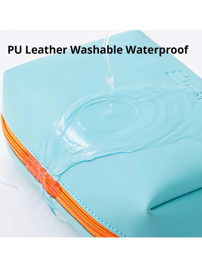 SOLARAE Small Makeup Bag, Travel Cosmetic Bag for Women Girls, Zipper Pouch Makeup Organiz - Image 5