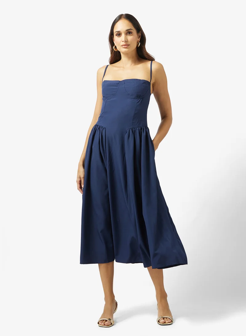 ايلا Summer Dress With Princess Waistcut