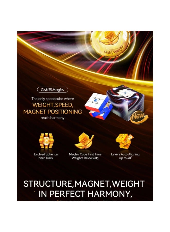 GANCUBE 15 Maglev Frosted 3x3 Magnetic Speed  - Image 5