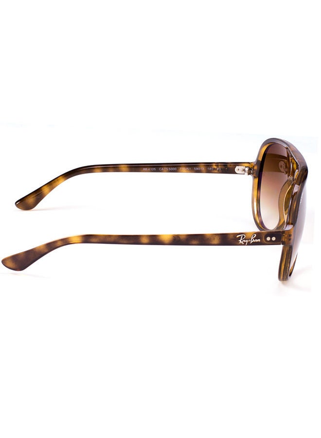 Ray-Ban Unisex Full Rim Aviator Sunglasses - RB4125 710/51 59 - Lens Size: 59 mm - Multicolour - Image 3