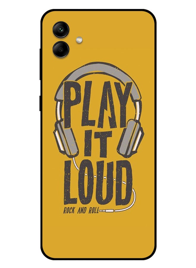 EYE CATCH Printed Protective Case Cover For Samsung Galaxy A04E -  Play It Loud Rock & Roll - Image 1
