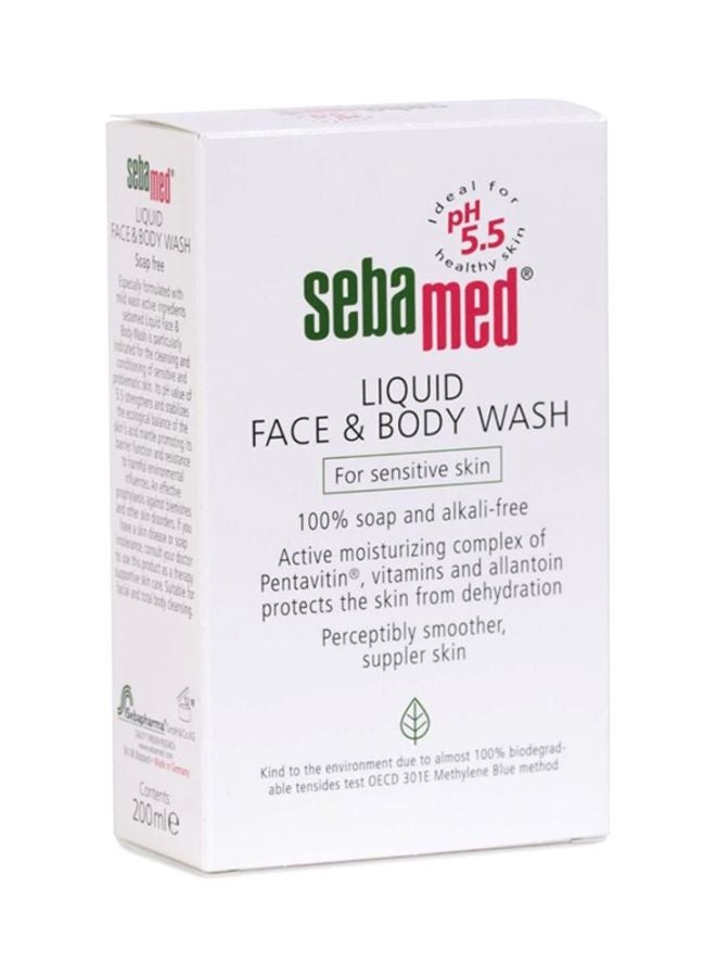 Sebamed Liquid Face And Body Wash 200ml - Image 2