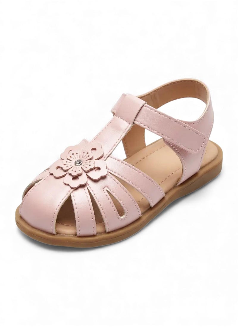 Geoomnii Junior Girls’ Sandals with Backstrap – Soft, Comfortable & Secure Fit - Image 1
