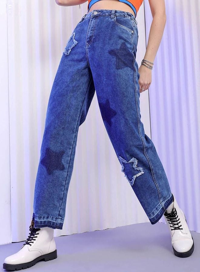 Freehand Women Bootcut Colourblocked High Rise Jeans - Image 1