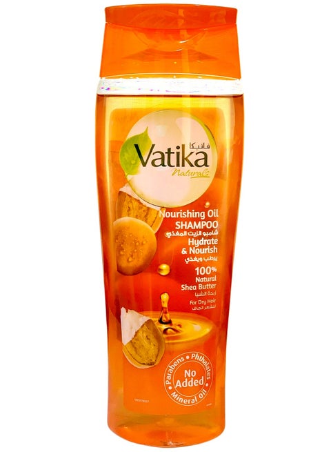 Vatika Nourishing Oil Shampoo Hydrate &Nourish Natural Shea Butter For Dry Hair-425Ml