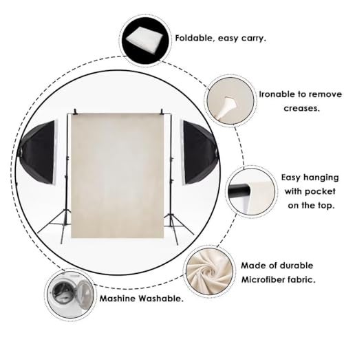 Kate 10x6.5ft Brown Wood Backdrop for Photography Retro Wood Plank Background Cotton Cloth Seamless - Image 5