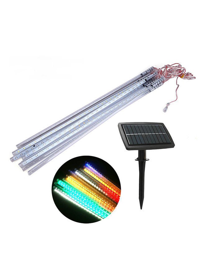 NIBEMINENT 10-Tubes Solar Powered Shower Outdoor LED Light White - Image 3