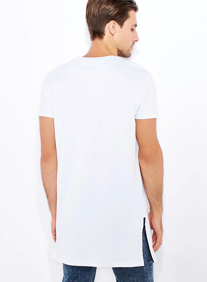 SikSilk Long Zip T-Shirt