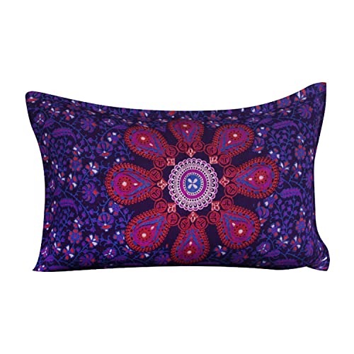 RRC Super Soft Cotton Floral Printed Pillow Covers,17X27(Inches) Standard Size Pillow Covers,Super Soft and Breathable Envelope Closure Pillow Cases - Image 2