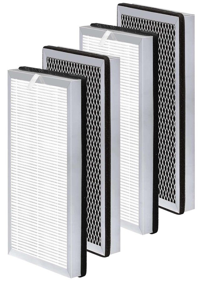 Cleangela 25 Replacement Filter Compatible with MA 25 Air Purifier S1/W1/B1 Medify Air Purifier Filter Replacement 3-in-1 Activated Carbon Filters 4 Pack MA-25 Replacement Filters - Image 1