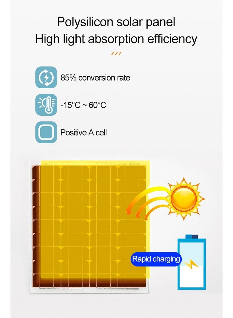 Crony نظام الطاقة الشمسية YN33S-12V-60W60AH لوحة شمسية مع بطارية 60 أمبير - Image 5