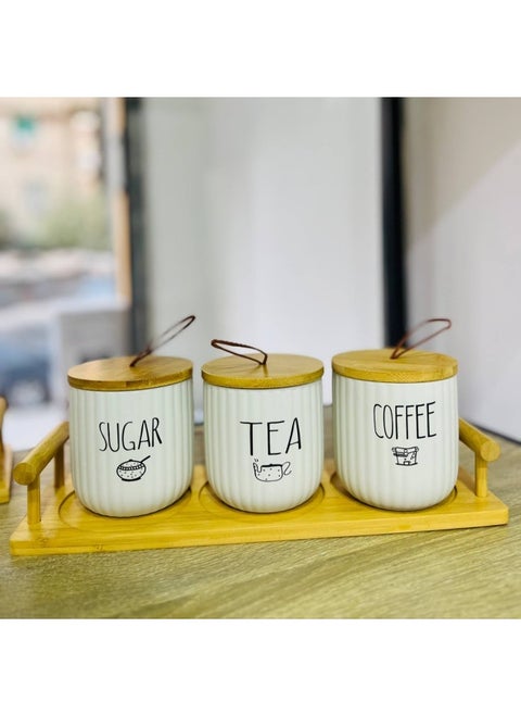 Multi-purpose  jar set – perfect for storing spices like salt, pepper, chili, or dry items like tea, coffee, and sugar.