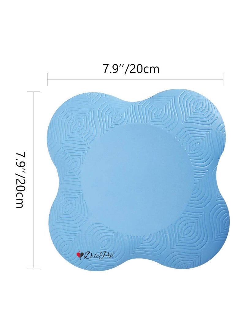 DeloPik 2PCS 20x20cm Yoga Knee Pad, Anti Slip Foam, Comfortable Yoga Support Pad, Sports Balance Cushion for Protecting Knee, Ankle, Elbow, Hand  - Image 2