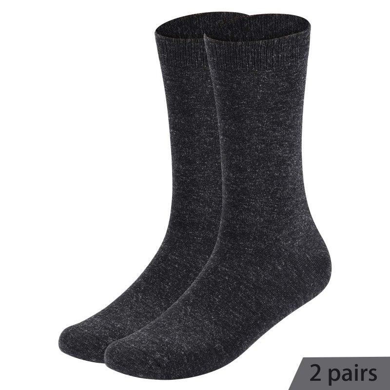 NinetoFiveLife Pack of 6 Mens Socks Merino Wool Socks for Men Casual Dress Socks Soft and Comfortable Breathable Size 6-12 - Image 5